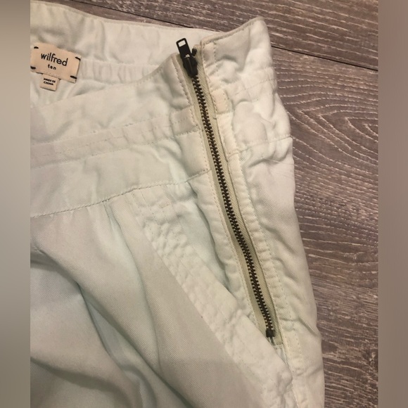 Wilfred Aritzia Casbah Bohemian High Waisted Lyocell Pants - Light Soft Blue - Picture 10 of 10